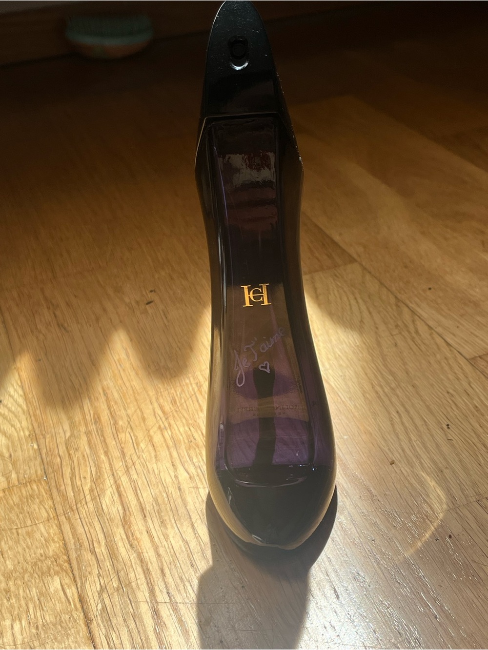 Carolina Herrera *empty* Good Girl Black Stiletto Bottle Gold Heel 80ml 2.7 floz - Picture 7 of 13